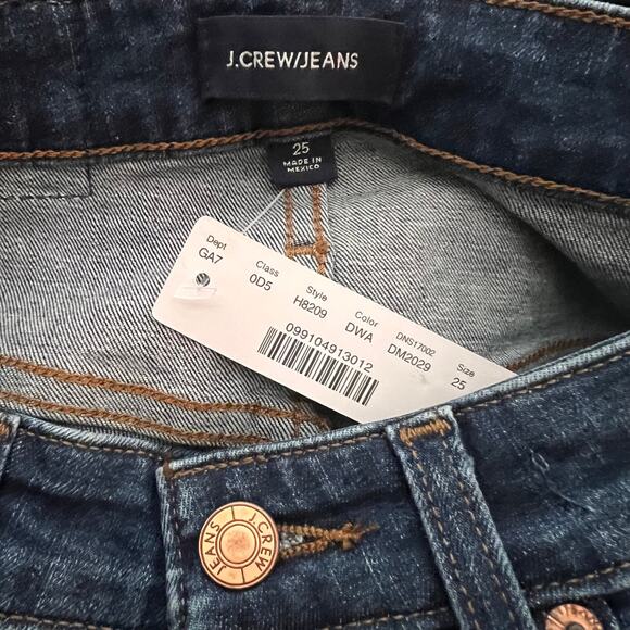 J.Crew Blue Wash Curvy Toothpick Jeans, US25 - Picture 5 of 10